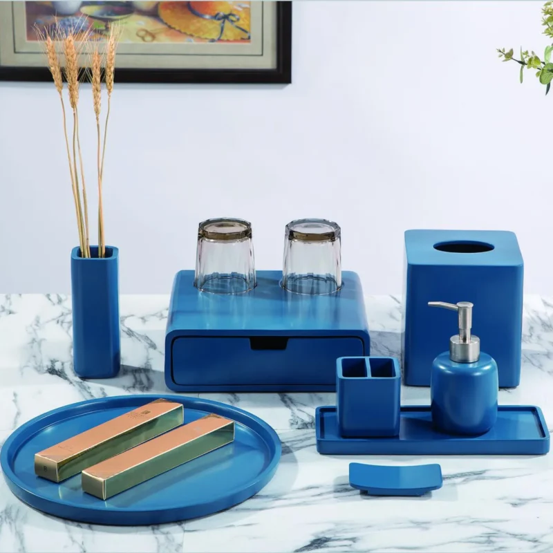 YTX-2030 hotel amenity set with tea bag box, consumables box, tissue box