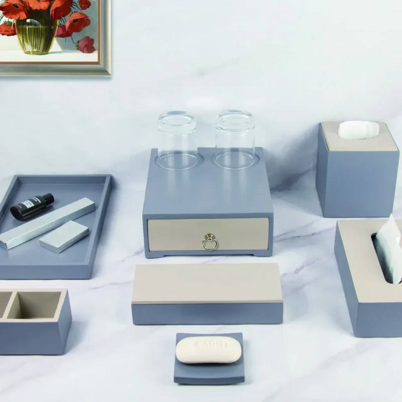 YTX-2088 hotel amenity set with consumables box, stationery box, soap dish