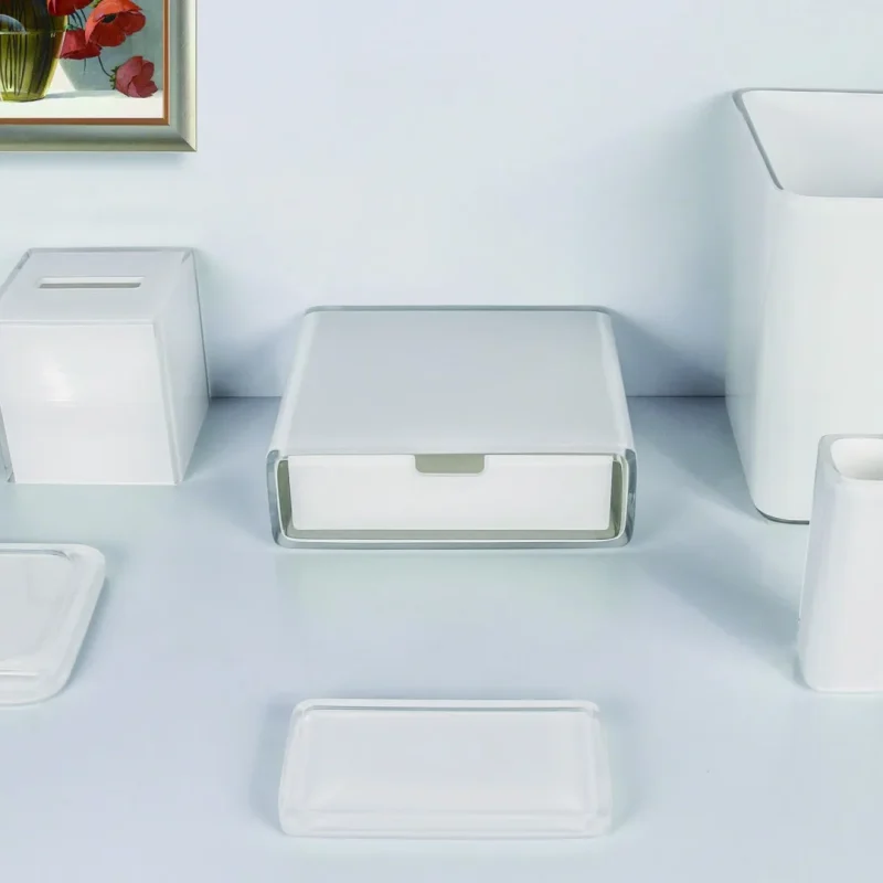 YTX-2507 hotel amenity set with memo pad, cotton swab box, consumables box