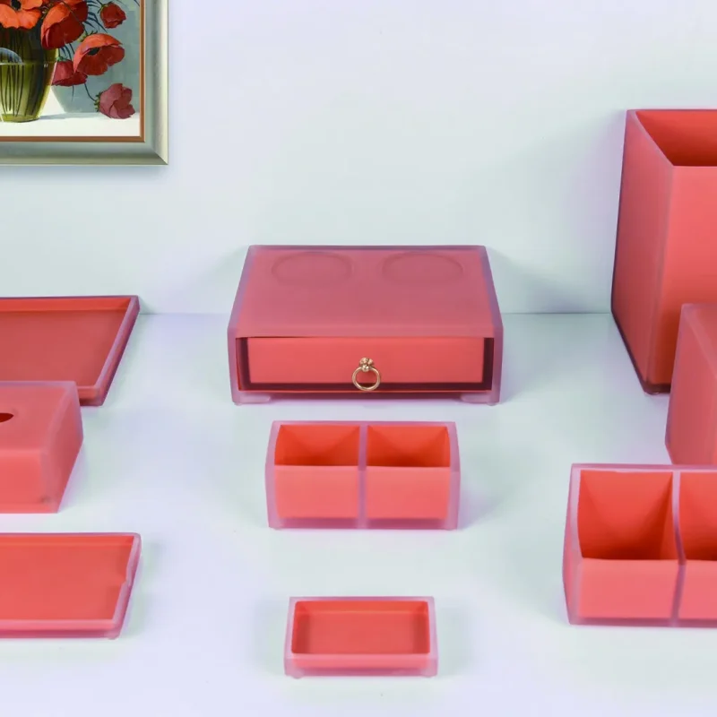 YTX-2531 hotel amenity set with memo pad, soap dish, consumables box