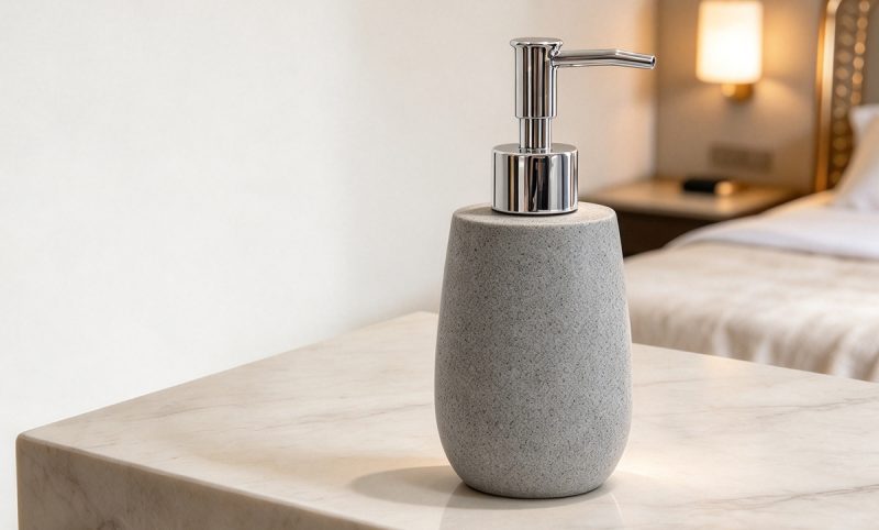 SD-011 Lotion bottle Sandstone Effect Resin Soap Dispenser-SD-01