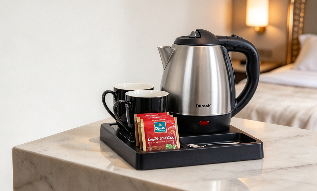 ABS Electric Kettle Tray with Tea Sachet Slots-STP-02